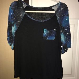 Galaxy detailed top. Size XXL. Rue 21. Worn once.